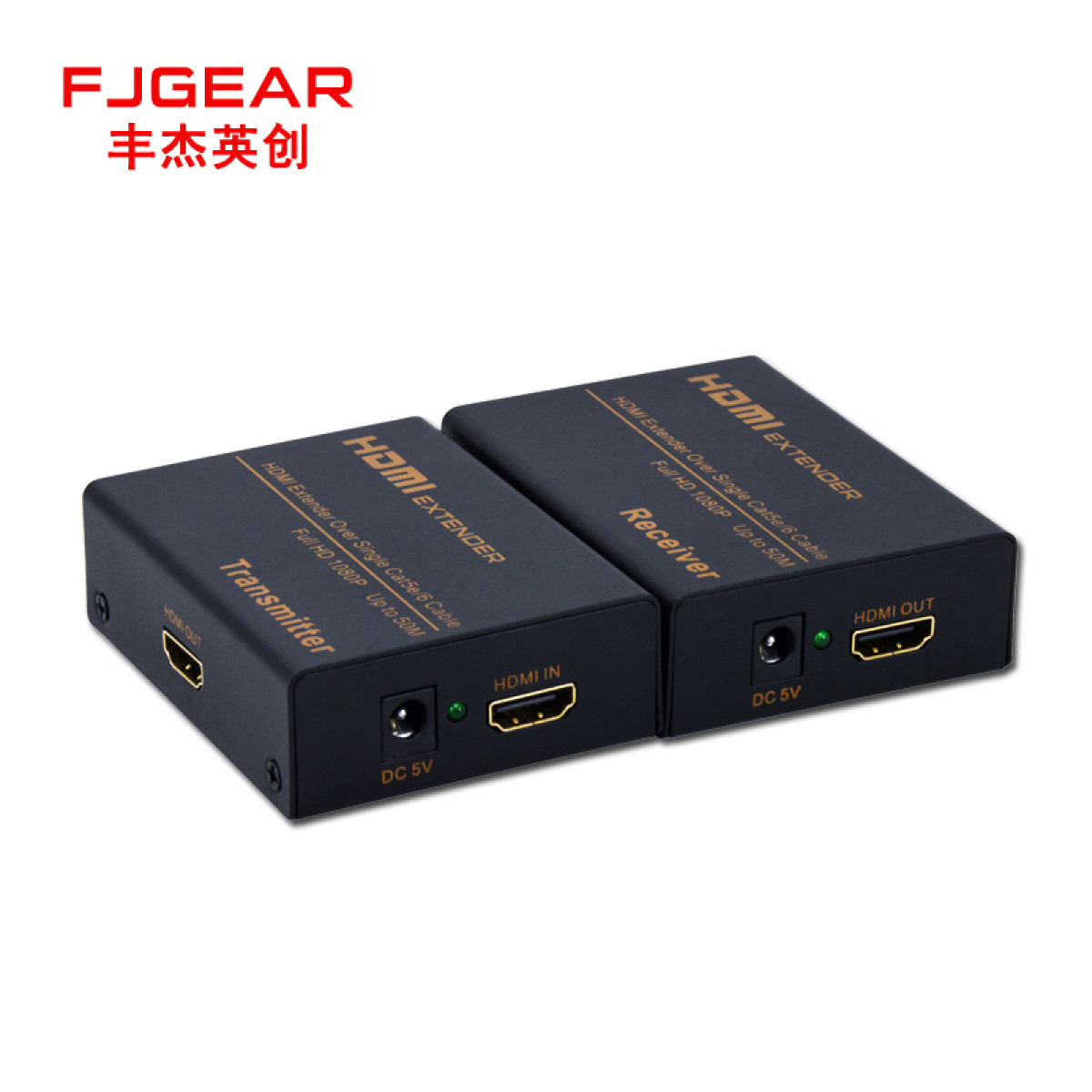 FJGEAR FJ-HKV50 50M HDMI KVM IP Extender